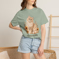Personalized Cream Tabby Cat  Sunflower Comfort Colors® T-Shirt