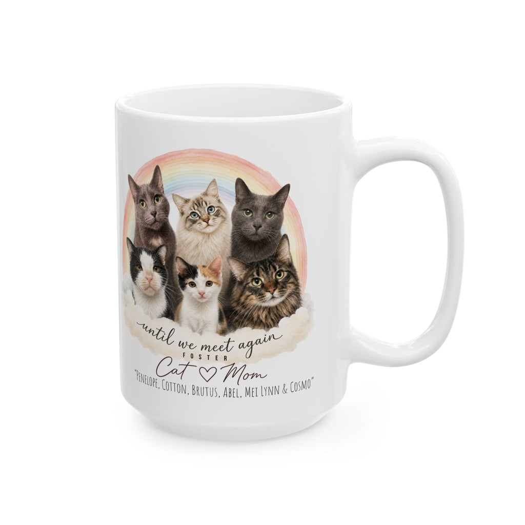 Personalized Rainbow Memorial Ceramic Mug