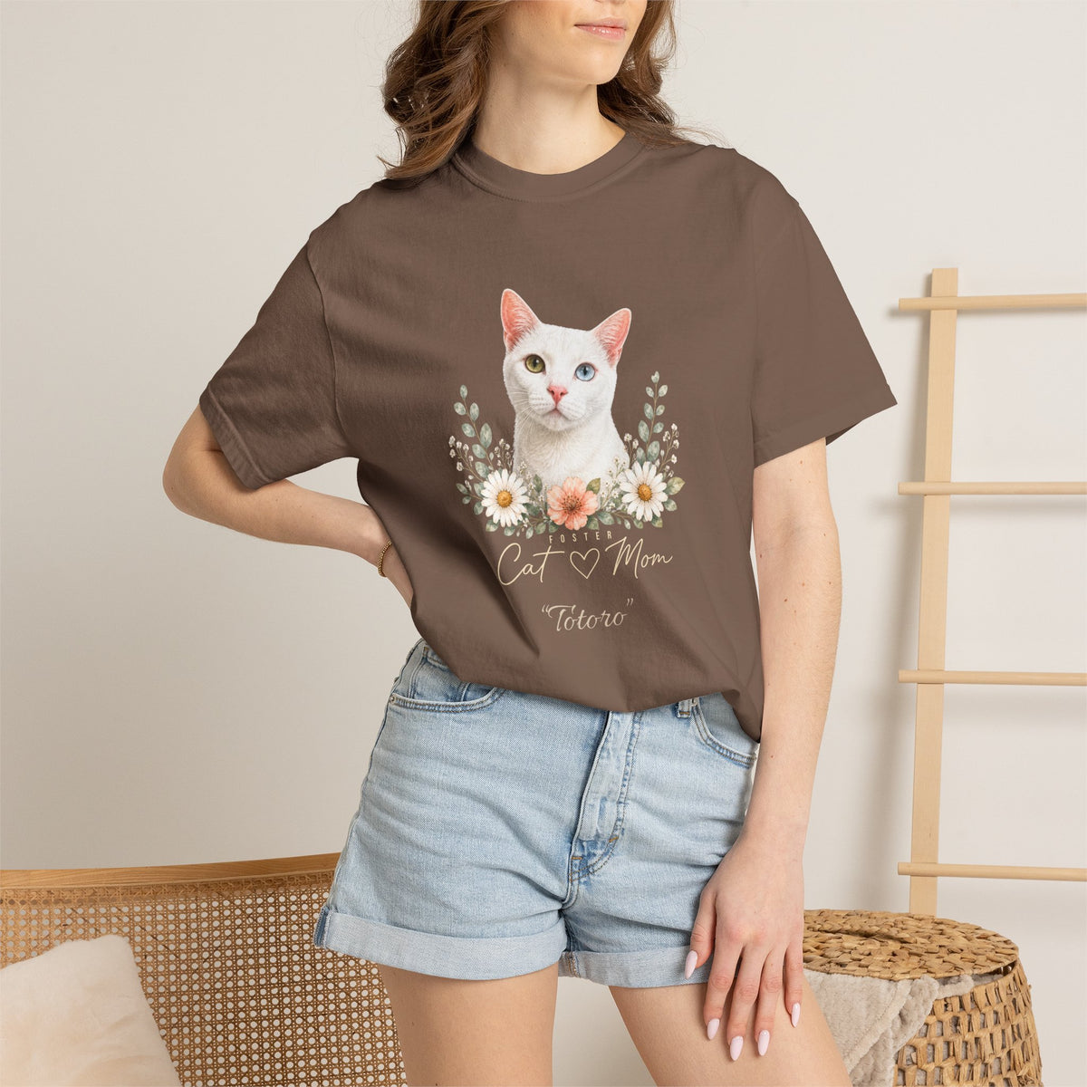 Personalized Foster Cat Mom Comfort Colors® T-Shirt