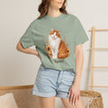 Personalized Orange Cat Sunflower Comfort Colors® T-Shirt