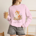 Personalized Orange and White Cat Mom Gildan® Sweatshirt