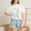 Personalized Cat Mom T-Shirt — Cat Floral Tee