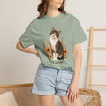 Personalized Tabby Cat Sunflower Comfort Colors® T-Shirt