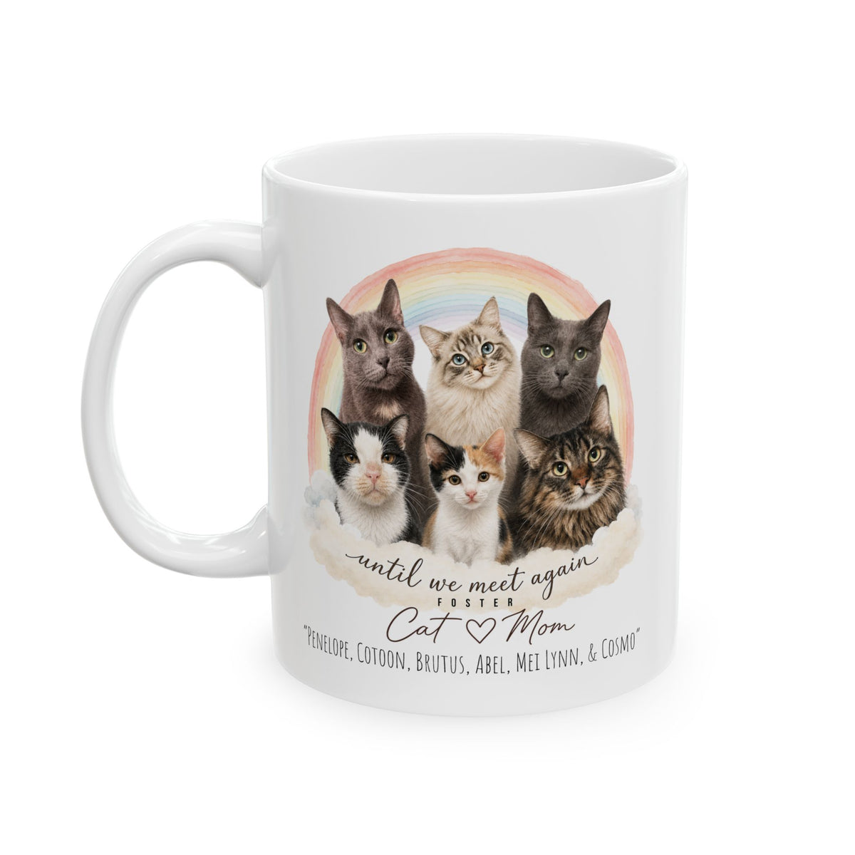 Personalized Rainbow Memorial Ceramic Mug