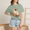 Personalized Chocolate Point Himalayen Cat Sunflower Comfort Colors® T-Shirt