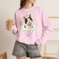 Personalized Rainbow Memorial Foster Cat Mom Gildan® Sweatshirt