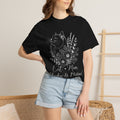 Personalized Minimalist Floral Cat Mom Comfort Colors® T-Shirt