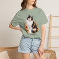 Personalized Calico Cat Sunflower Comfort Colors® T-Shirt