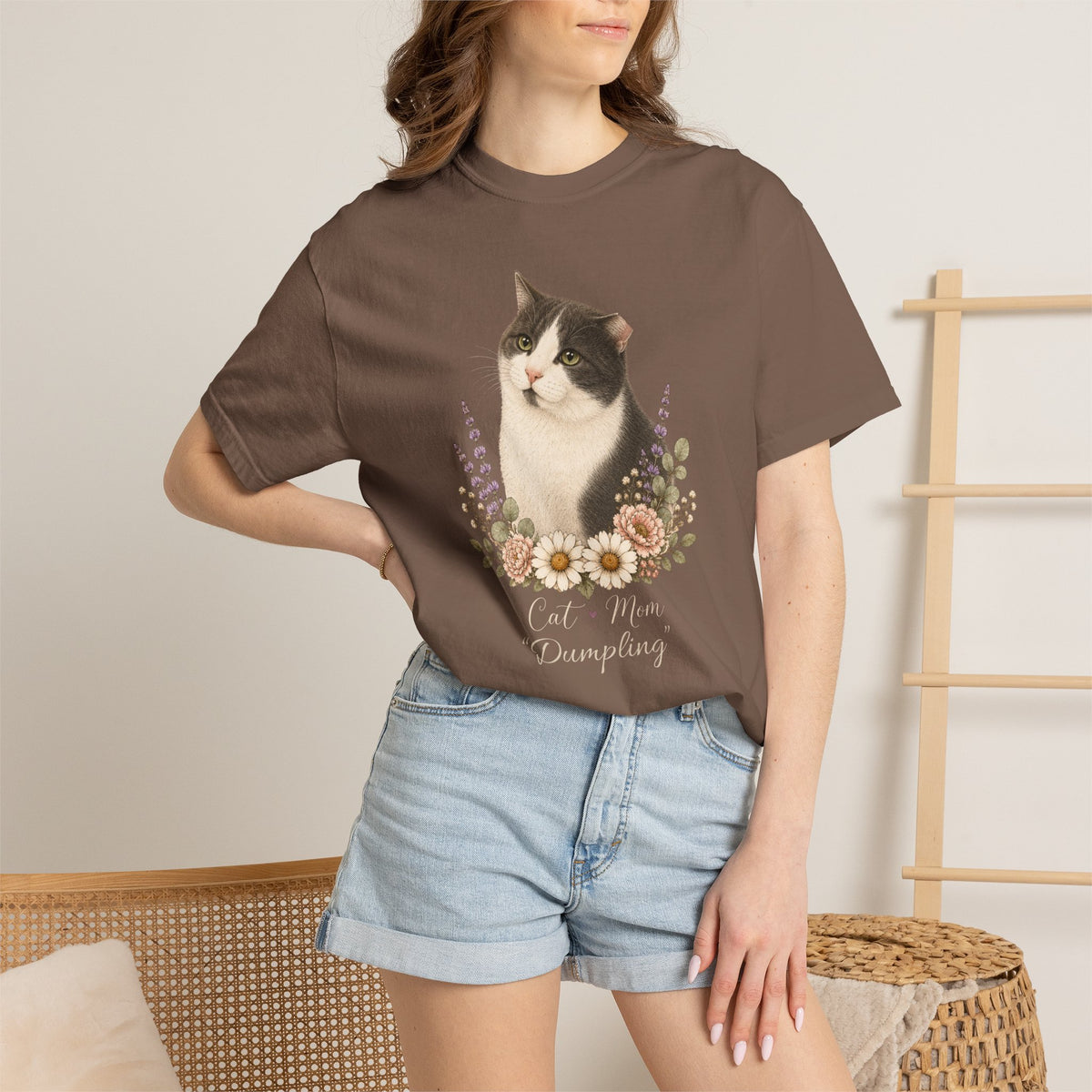 Personalized Gray TNR Cat Mom Comfort Colors® T-Shirt