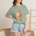 Personalized Orange Tabby Cat Mom Comfort Colors® T-Shirt