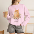 Personalized Orange Ginger Cat Mom Gildan® Sweatshirt