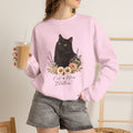 Personalized Black Cat Mom Gildan® Sweatshirt