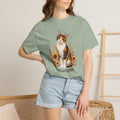Personalized Calico Cat Sunflower Comfort Colors® T-Shirt