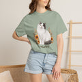 Personalized Turkish Van Cat Sunflower Comfort Colors® T-Shirt