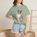 Personalized Blue-Point SnowshoeCat Comfort Colors® T-Shirt
