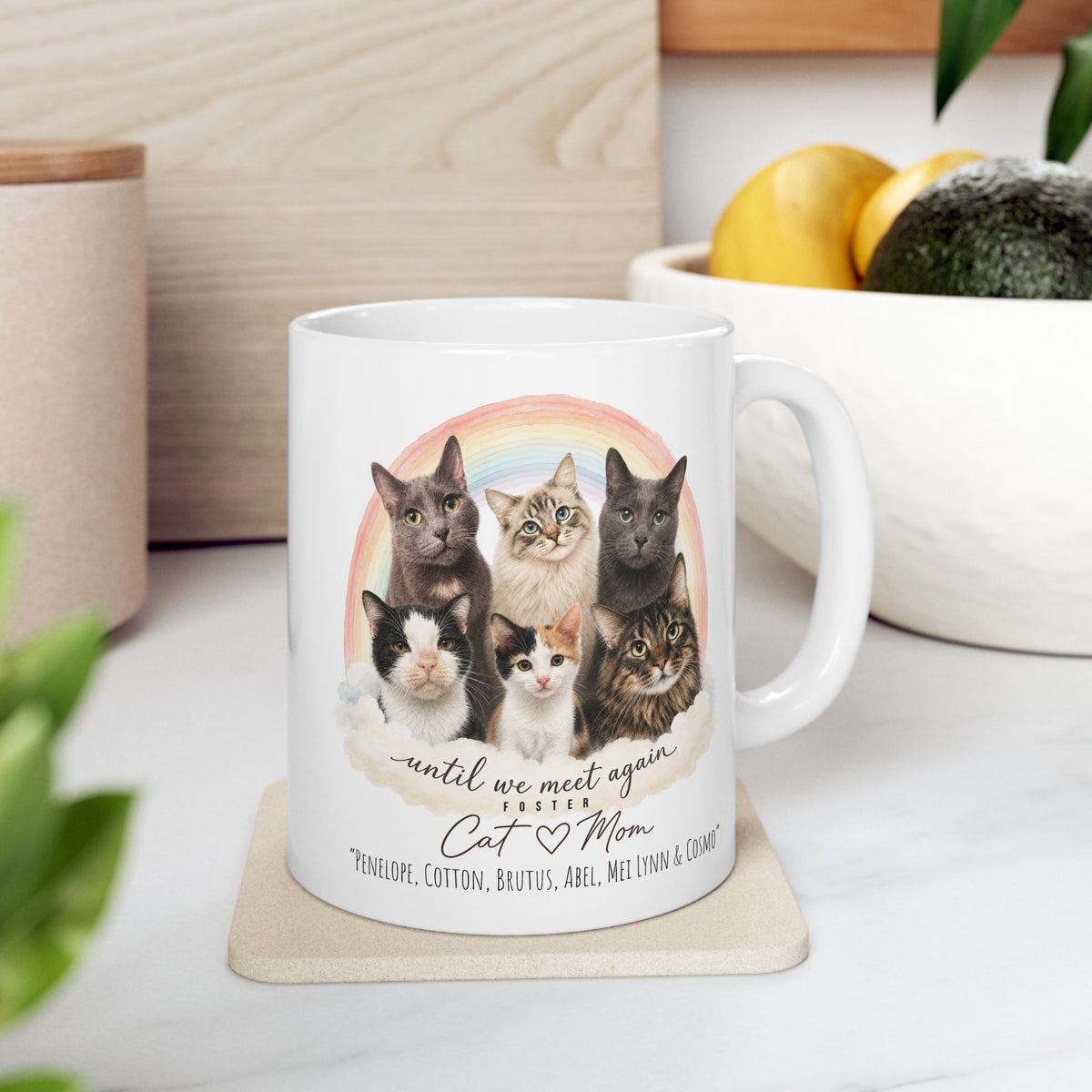 Personalized Rainbow Memorial Ceramic Mug