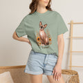Personalized Sphinx Cat Sunflower Comfort Colors® T-Shirt