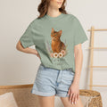 Personalized Ruddy Abyssinian Cat Mom Comfort Colors® T-Shirt