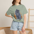 Personalized Blue Persian Cat Sunflower Comfort Colors® T-Shirt