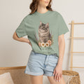 Personalized Silver Tabby Cat Comfort Colors® T-Shirt
