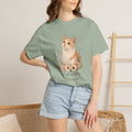 Personalized Cream Tabby Cat Mom Comfort Colors® T-Shirt