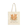 Personalized FOSTER Cat Mom Canvas Tote Bag