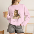 Personalized Brown Tabby Cat Mom Gildan® Sweatshirt