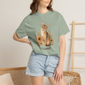 Personalized Petite Singapore Cat Sunflower Comfort Colors® T-Shirt