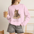 Personalized Brown Tabby Cat Mom Gildan® Sweatshirt