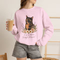 Personalized Tortoiseshell Cat Mom Gildan® Sweatshirt