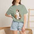 Personalized Calico Cat Sunflower Comfort Colors® T-Shirt
