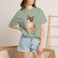 Personalized Seal Point Cat Mom Comfort Colors® T-Shirt