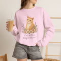 Personalized Orange Tabby Cat Mom Gildan® Sweatshirt